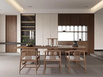 Modern Tea Room 3d model