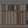 Various Wardrobe Doors With Diverse Designs Wooden Panels And Grid Details For Home Decor
