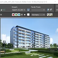 Modern Multi story Residential Building With Balconies And Green Surroundings