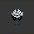 laser tower turret turntable sci-fi tower defense game tower defense sci-fi turret game turret game turret 3d model