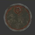 Rustic Metal Oil Drum With FEDCO 1018 Label For Household Storage