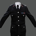 Fire Brigade Uniform Clothing Uniform Police Uniform Fire Fighting Uniform Team Clothing Fire Brigade Clothing Pants Tie 3d model