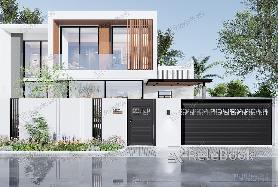 Single-family villa model