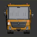 Yellow Functional Tanker Truck With Large Capacity Tank And Shiny Surface For Transportation 3D Render