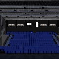 Modern Cinema Cinema Cinema Hall 3d model