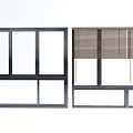 Modern casement windows floor-to-ceiling windows doors and windows balcony windows balcony floor-to-ceiling windows aluminum alloy windows sliding windows 3d model
