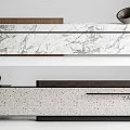 Modern reception desk 3d model