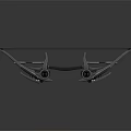 Crossbow Mechanical Crossbow Shift Bow and Arrow Shoot Far Equipment Weapons High-tech Crossbow 3d model
