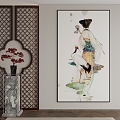 New Chinese Decorative Painting 3d model