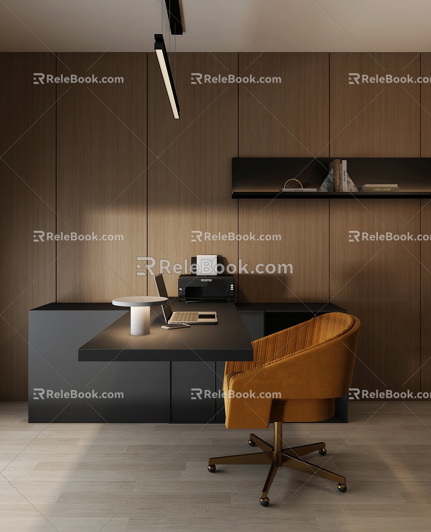 Study Suspension Desk 3d model