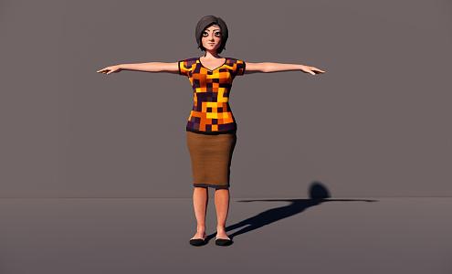 Characters 3d model