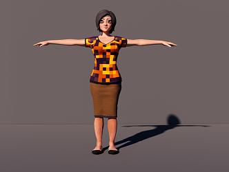 Characters 3d model