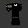 Nikon Professional DSLR Digital Camera With Telephoto Lens And Black Body