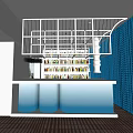 Modern Bar Wine Cellar 3d model