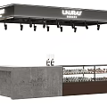 Laura Patisserie Modern Counter With Glass Display Case Showcasing Fresh Pastries And Desserts