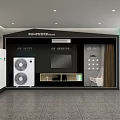 Hisense Retail Store Interior With Display Counters And Electronics Appliances Showcases