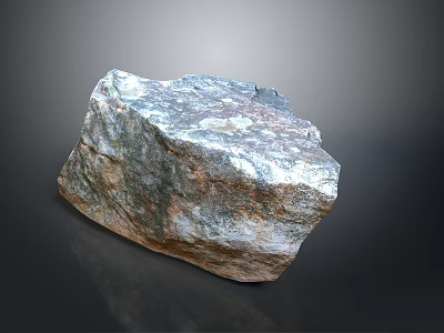 Rustic Wood-Like Stone With Natural Texture And Gray Brown Color For Home Decor 3d model