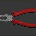 Pipe pliers vise bench vise wrench tool hardware tool processing tool furniture 3d model