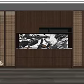 Modern Dark Brown Cabinetry With Marble Backsplash And Lattice Side Panels In Contemporary Kitchen Interior