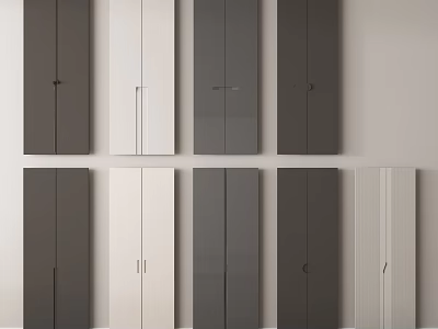 Modern Wardrobe Doors Design Ideas With Different Colors And Styles 3d model