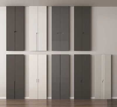 Modern Wardrobe Doors Design Ideas With Different Colors And Styles 3d model