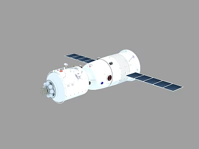 Shenzhou VII orbital module re-entry capsule spacecraft 3d model