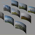Comprehensive Aerial Planning With Urban Buildings Green Spaces And City Skyline