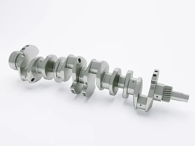 High Precision Metal Crankshaft Hardware Tool With Mechanical Construction For Industrial Use 3d model