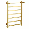 Bathroom Accessories Golden Towel Rack With Multiple Bars For Bathroom Use