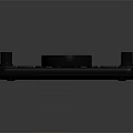 Modern Synthesizer Portable Synthesizer Mixer Reverberator 3d model