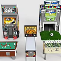 Popular Amusement Equipment Featuring Darts Machine Table Soccer Air Hockey Table And Football Arcade