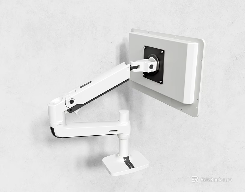 Projection Monitoring System With Adjustable Arm Mount And Wall Display Bracket 3d model 