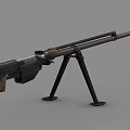 light machine gun 3d model