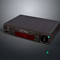 DVR Micro Digital Recorder With Red Display Screen Control Buttons And Green Indicator Light 3d model