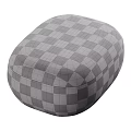 Fluffy Faux Fur Ottoman With Soft Surface And Multiple Color Options For Living Room