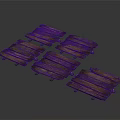 Rustic Wooden Pallets Used For Plant Display In Garden Decor Setup
