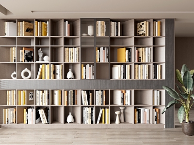 Modern Bookcase Bookshelf model