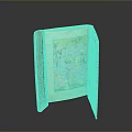 Household Decorative Storage Box With Colorful Illustrated Interior And Folding Design