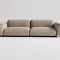 Modern double sofa 3d model