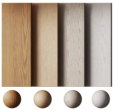 Wood And Stone Material Samples Featuring Natural Textures And Color Tones 3d model