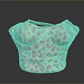 Trendy Pink Leopard Print Bustier With White Base Stylish Fashion Design