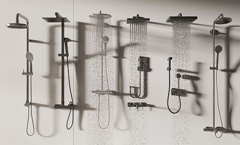 Modern Shower 3d model