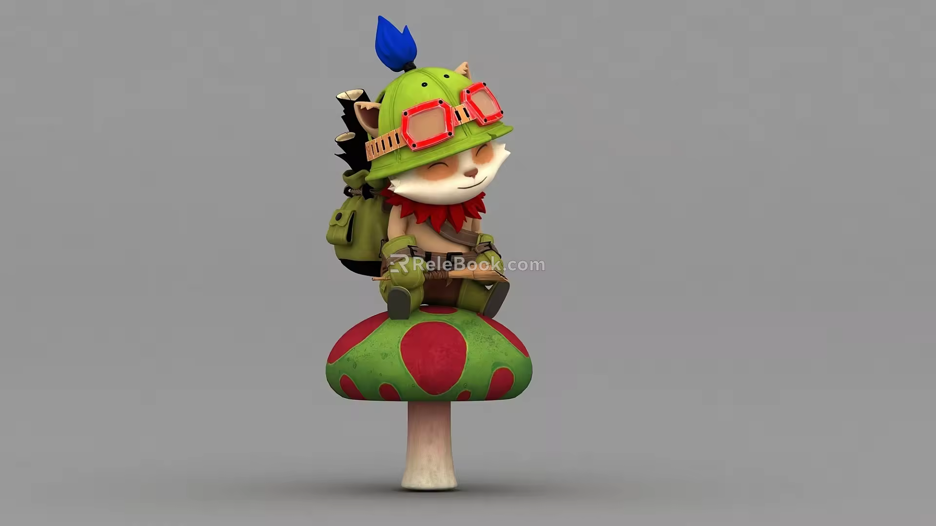 Golden Shovel Hero League Game Figure Game Character Timo 3d model