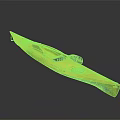 Yellow Wooden Kayak With Comfortable Seat And Paddle Holder For Recreational Water Sports