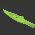 Kayak Kayak Kayak Rubber Boat Single Rubber Boat 3d model