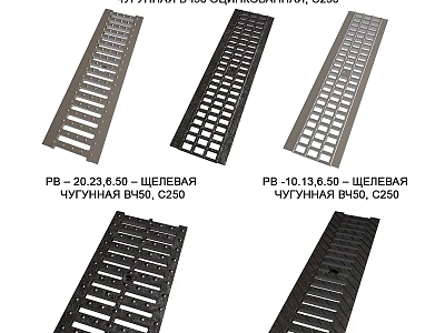 Cast Iron Ground Grating With Different Sizes And Models For Drainage Applications 3d model