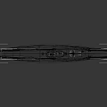 Gray Military Submarine Water Vessel With Vintage Exterior And Structural Design