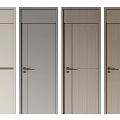 Modern Hinged Doors With Various Colors And Wooden Finishes For Home Interior