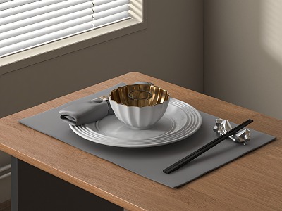 Tableware Table Ornaments 3d model