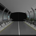 Hi Tech Command Center Interior With Large Blue Globe Screen Control Consoles And Equipment